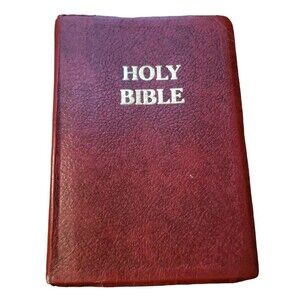 New American Bible Catholic Softcover Faux Leather Fireside Study Edition 1987